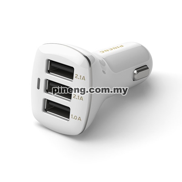 PINENG PN-523 5.2A 3 USB Car Charger PINENG PN-523 5.2A 3 USB Car Charger
